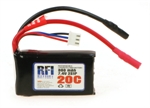RFI 800mah 20C 7.4V (2S1P) 1C CHARGE XH