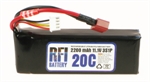RFI 2200mah 20C 11.1V (3S1P) 1C CHARGE (XH)