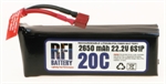 RFI 2650mah 20C 22.2V (6S1P) 1C CHARGE (XH)