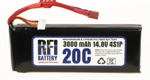 RFI 3000mah 20C 14.8V (4S1P) 1C CHARGE (XH)