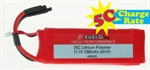 ENERG-PRO 25C LIPO 1200 (3S1P) 5C CHARGE (XH)