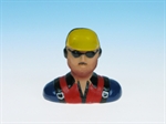  JP PILOT/CAP RED/BLUE/YELLOW (PAINTED)