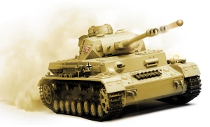 PANZER IV F2 TANK DESERT WITH 6mm SHOOTER