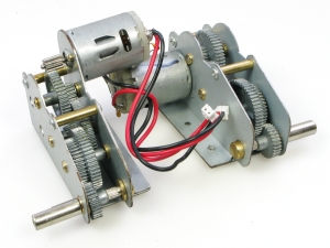 TIGER 1/PANTHER METAL G/BOX/MOTOR SET(3818/19