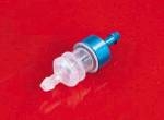 FUEL FILTER ANODIZ/CLEAR CHAMBER SHORT
