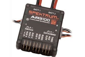 Spektrum AR9100 DSM2 9-Channel PowerSafe Receiver 