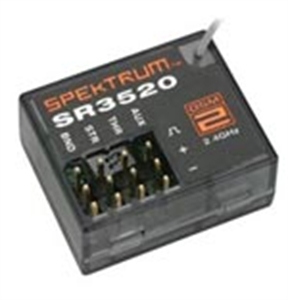 Spektrum SR3520 3 Channel Micro Race Receiver (Surface Applications)