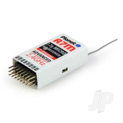 Planet R7m 7-Channel 7.7g 2.4GHz Receiver
