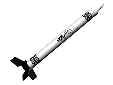 D-ES1109 Meteorite White Crayon Rocket - RTF