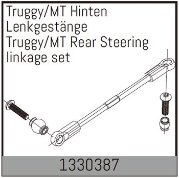 Rear Steering Linkage Set for Truggy/MT
