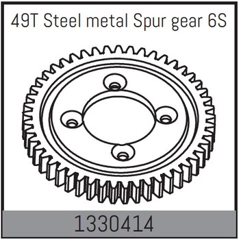 49t Steel Spur Gear