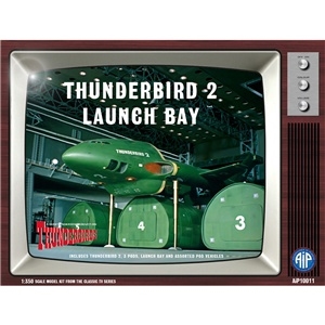 Thunderbird 2 Launch Bay 1350 Plastic Model Kit