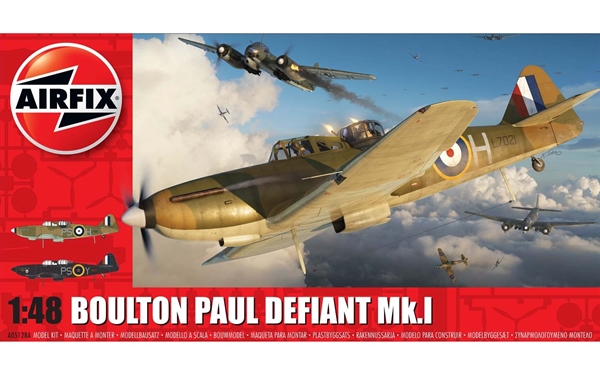 Airfix 1:72 Scale Plastic Kit Boulton Paul Defiant Mk. 1 - A05128A