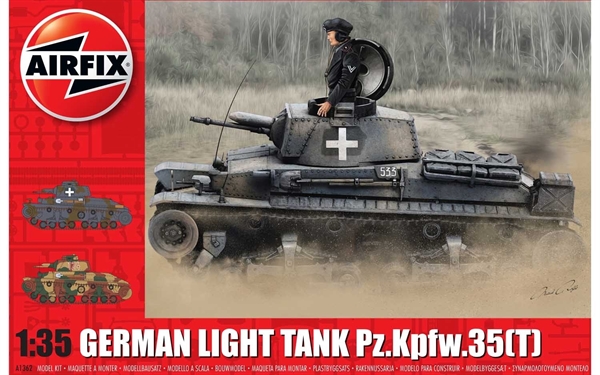Airfix 1:72 Scale German Light Tank Pz.Kpfw.35(T) - A1362