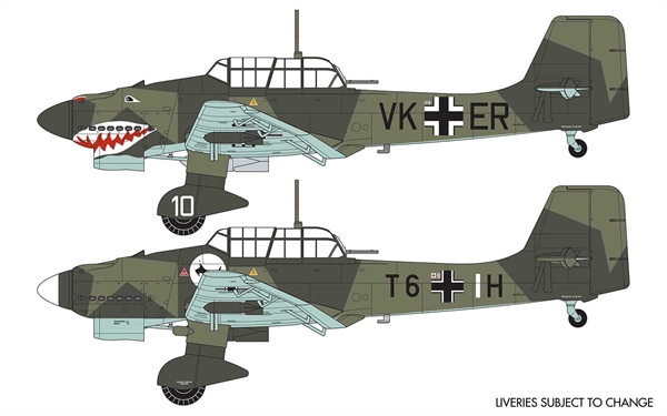 Airfix 1:72 Scale Plastic Kit Junkers Ju-87 B-1 Stuka - A03087A
