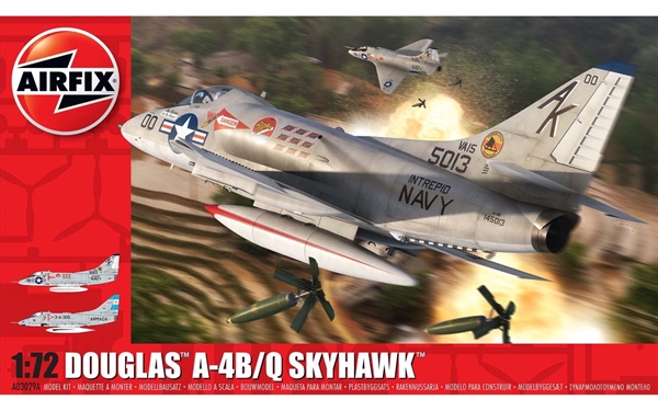 Airfix 1:48 Scale Plastic Kit Douglas A-4B/Q Skyhawk - A03029A