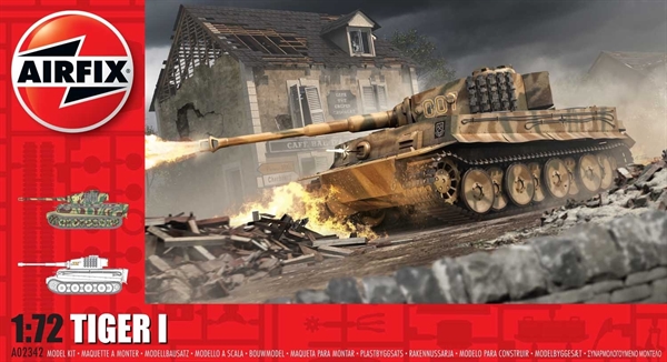 Airfix 1:72 Scale Plastic Kit Tiger 1 Tank - A02342