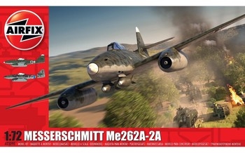 Airfix 1:72 Scale Plastic Kit Messerschmitt Me262A-2A - A03090