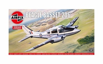 Airfix 1:72 Scale Plastic Kit Beagle Basset 206 (Vintage) - A02025V