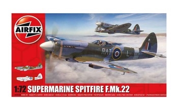 Airfix 1:72 Scale Plastic Kit Supermarine Spitfire F Mk 22 - A02033A