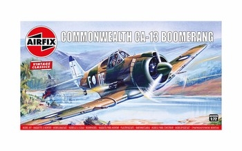 Airfix 1:72 Scale Plastic Kit Commonwealth CA-13 Boomerang (Vintage) - A02099V