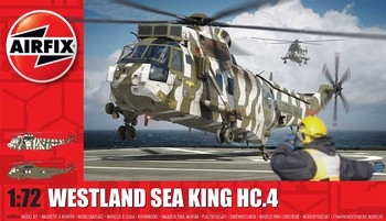 Airfix 1:72 Scale Plastic Kit Westland Sea King HC.4 Helicopter - A04056