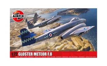 Airfix 1:72 Scale Plastic Kit Gloster Meteor F.8 - A04064