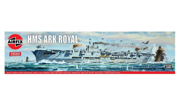 Airfix 1:600 Scale Plastic Kit HMS Ark Royal - A04208V