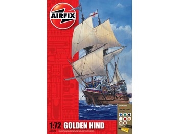 Airfix 1:72 Scale Plastic Kit Golden Hind - A50046