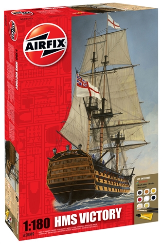 Airfix 1:180 Scale Plastic Kit HMS Victory - A50049