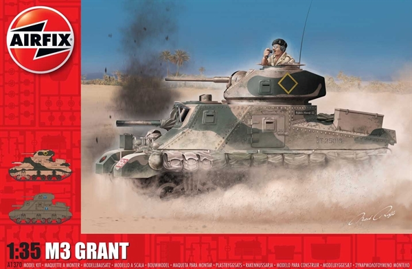 Airfix 1:35 Scale Plastic Kit M3 Lee / Grant Tank - A1370
