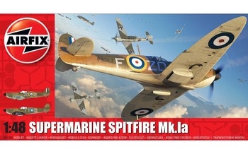 Airfix 1:48 Scale Plastic Kit Supermarine Spitfire Mk.Ia - A05126A