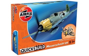Airfix Quick Build Plastic Kit Messerschmitt Bf109e - J6001