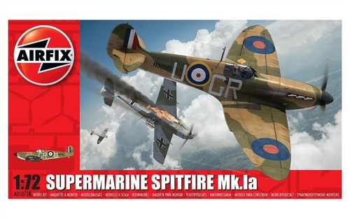 Airfix 172 Scale Plastic Kit Supermarine Spitfire Mk1a - A01071B
