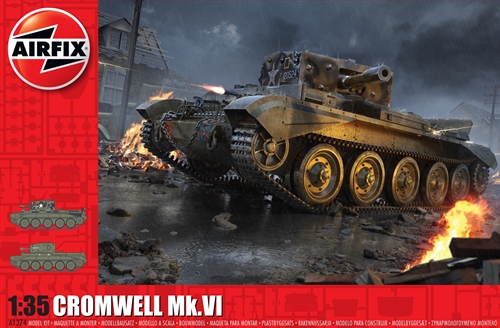 Airfix 135 Scale Plastic Kit Cromwell Mk VI Tank - A1374
