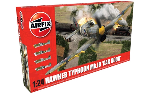 Hawker Typhoon Mk.1B "Car Door" Plastic Kit with Extra Decal Options