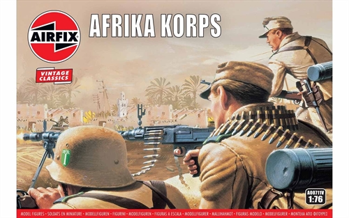 Airfix 176 Scale Plastic Figures WWII Afrika Korps - A00711V