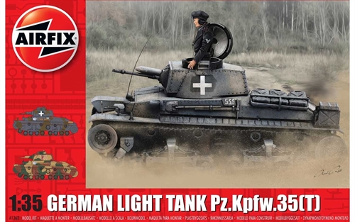 Airfix 172 Scale German Light Tank PzKpfw35T - A1362