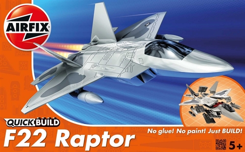 Airfix Quick build Plastic Kit F22 Raptor - J6005