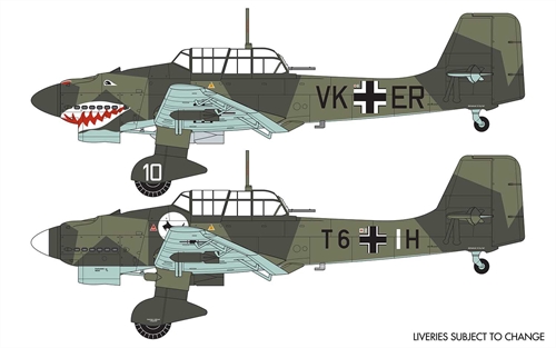 Airfix 172 Scale Plastic Kit Junkers Ju-87 B-1 Stuka - A03087A