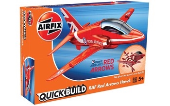 Airfix Quick Build Plastic Kit Red Arrows RAF Hawk - J6018