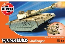 Airfix Quick Build Plastic Kit Challenger Tank - J6010