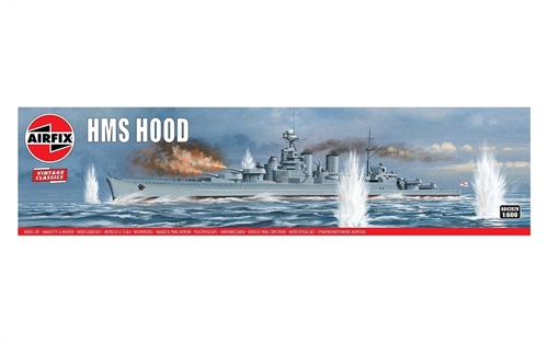 Airfix 1600 Scale Plastic Kit HMS Hood - A04202V