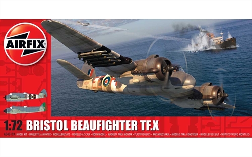 Airfix 172 Scale Plastic Kit Bristol Beaufighter TFX - A04019A