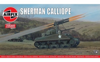 Airfix 176 Scale Plastic Kit Sherman Calliope Vintage - A02334V
