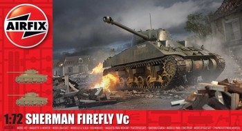 Airfix 172 Scale Plastic Kit Sherman Firefly Tank - A02341