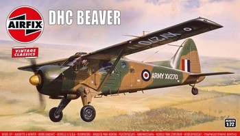 Airfix 172 Scale Plastic Kit De Havilland DHC Beaver Vintage - A03017V