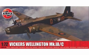 Airfix 172 Scale Plastic Kit Vickers Wellington MkIAC - A08019A