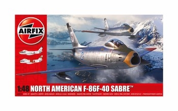 Airfix 148 Scale Plastic Kit North American F-86F-40 Sabre - A08110