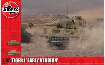 Airfix 135 Scale Plastic Kit Tiger 1 Tank Early Production Version - A1357